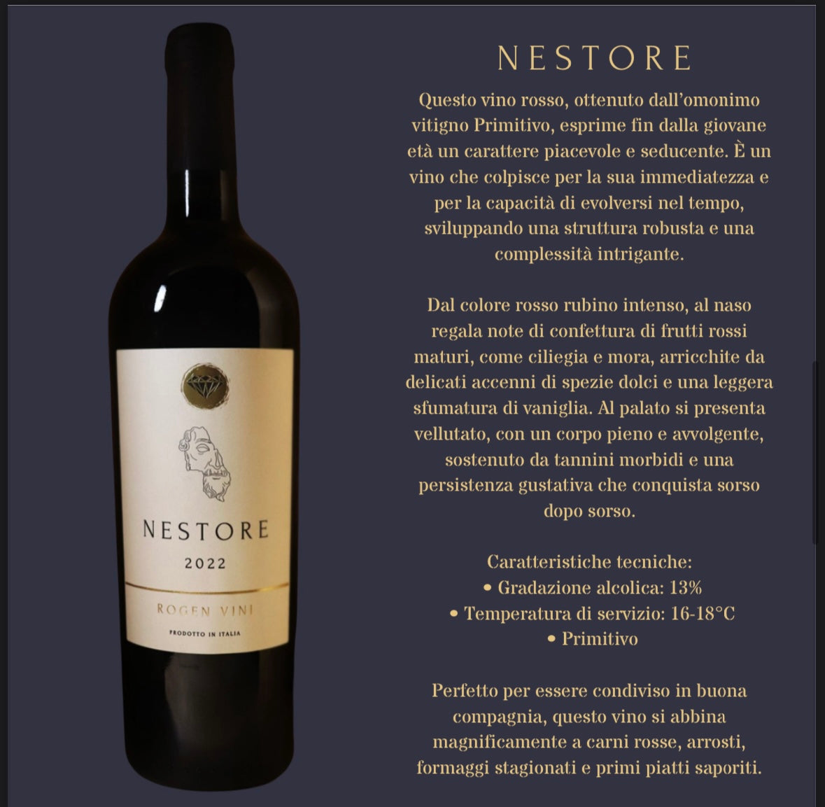 Nestore 2022 Primitivo IGT