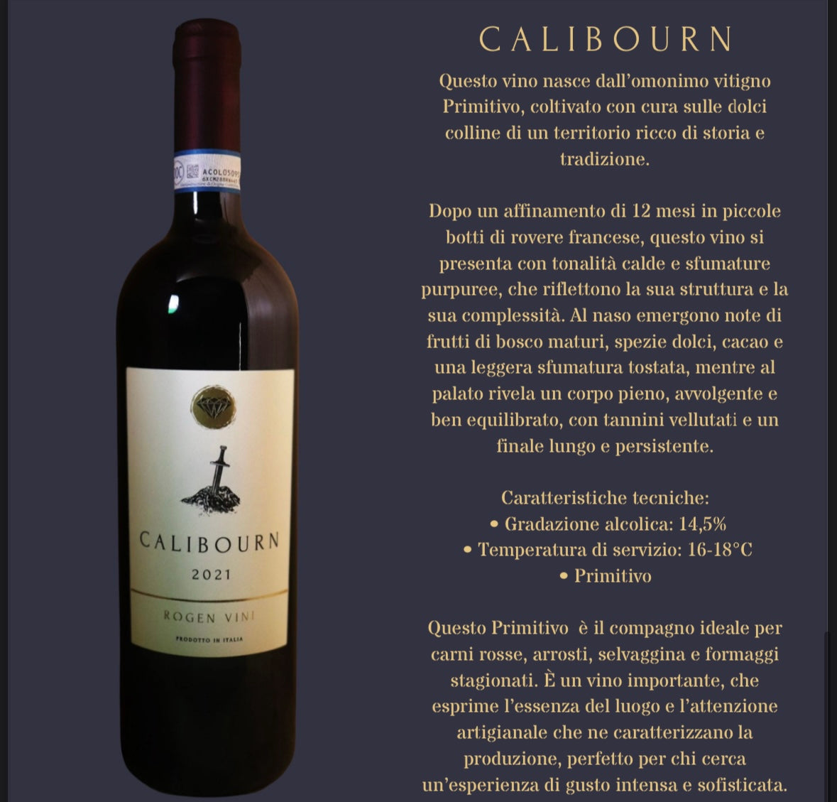 Calibourn Primitivo DOC 2021